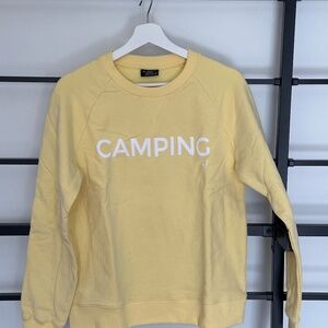 BIRDZ women's yellow CAMPING sweatshirt